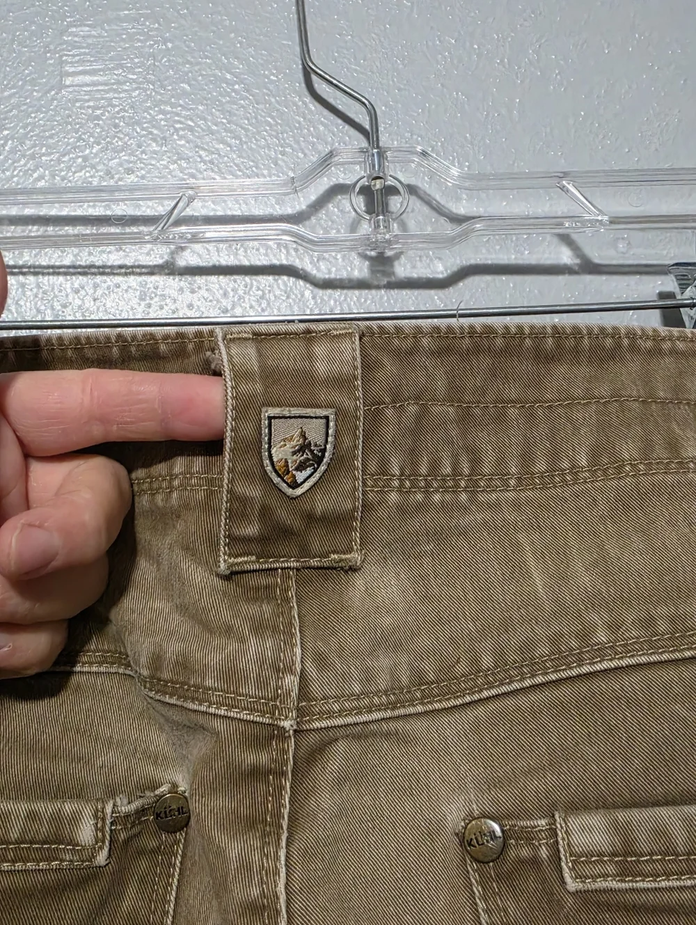 KÜHL Rydr Pants Mens 34x28 Tan Brown Canvas Workwear Gorpcore - Picture 7 of 11